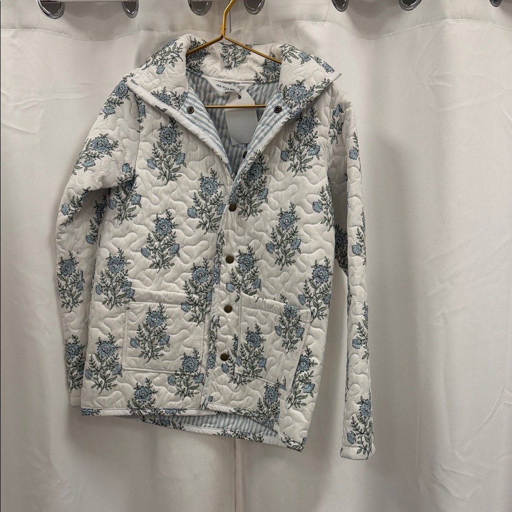 Floral Quilted Women's Puffer Jacket